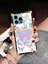 Load image into Gallery viewer, Luxury butterfly Square  Phone Case for iPhone
