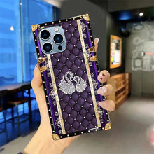 Load image into Gallery viewer, Luxury Diamond Square Phone Case for iPhone
