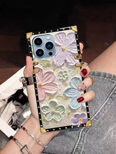 Load image into Gallery viewer, Luxury  Flower Square Phone Case for iPhone
