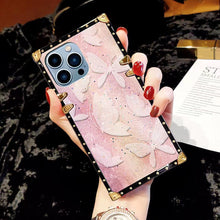 Load image into Gallery viewer, Luxury   butterfly Square   phone case for samsung
