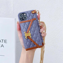 Load image into Gallery viewer, Luxury Card hold  leather phone case for iphone
