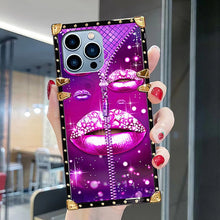 Load image into Gallery viewer, Luxury Diamond Square Phone Case for iPhone
