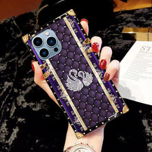 Load image into Gallery viewer, Luxury  Diamond   Square   phone case for samsung
