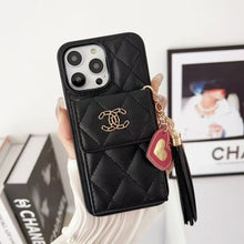 Load image into Gallery viewer, Card Holder Embroidered Phone Case for iphone
