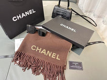 Load image into Gallery viewer, New Luxury autumn and winter Stitching color cashmere warm shawl tassel scarf
