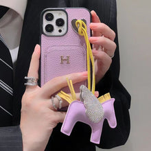 Load image into Gallery viewer, Card hold leather phone case for iphone
