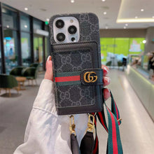 Load image into Gallery viewer, Card hold body-cross leather phone case for samsuang
