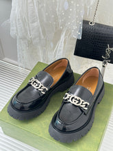 Load image into Gallery viewer, 2023 GG Classic Double G Buckle Platform Loafers-S32
