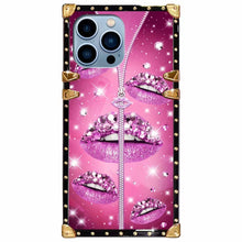 Load image into Gallery viewer, Luxury  Diamond   Square   phone case for samsung
