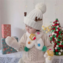 Load image into Gallery viewer, New 3-piece set of children&#39;s Christmas scarves
