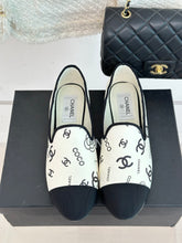 Load image into Gallery viewer, 2023 CC double C print loafers-S30
