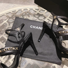 Load image into Gallery viewer, 2023 catwalk style double C chain sandals -S40
