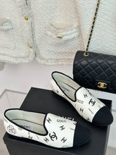 Load image into Gallery viewer, 2023 CC double C print loafers-S30
