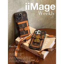 Load image into Gallery viewer, Card hold body-cross leather phone case for iphone
