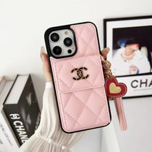 Load image into Gallery viewer, Card Holder Embroidered Phone Case for iphone
