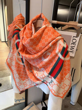 Load image into Gallery viewer, Luxury New shawl scarf printed winter cashmere scarf
