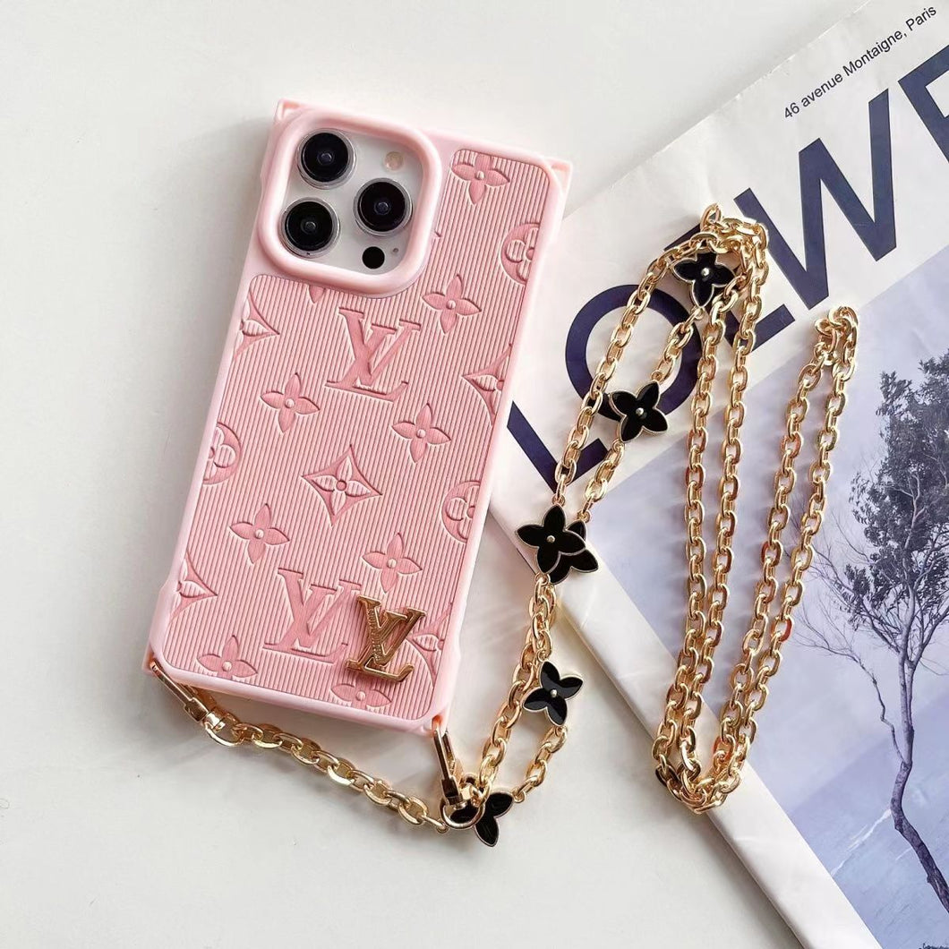 Luxury  body-cross chain phone case for iphone