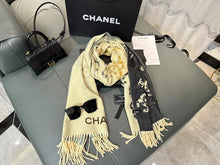 Load image into Gallery viewer, New Luxury autumn and winter Stitching color cashmere warm shawl tassel scarf
