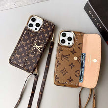 Load image into Gallery viewer, Wallet Crossbody Phone Case for iPhone
