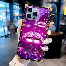 Load image into Gallery viewer, Luxury Diamond Square Phone Case for iPhone
