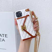 Load image into Gallery viewer, Luxury Card hold  leather phone case for iphone
