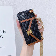 Load image into Gallery viewer, Luxury Card hold  leather phone case for iphone
