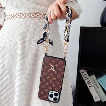 Load image into Gallery viewer, Luxury Scarf chain phone case for iphone
