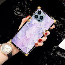 Load image into Gallery viewer, Luxury butterfly Square  Phone Case for iPhone
