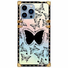 Load image into Gallery viewer, Luxury butterfly Square  Phone Case for iPhone
