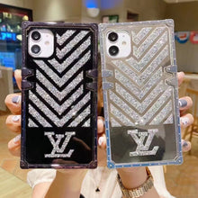 Load image into Gallery viewer, Luxury  Diamond Square Phone Case for iPhone
