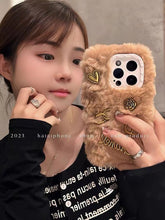 Load image into Gallery viewer, Luxury plush phone case for iphone
