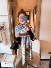 Load image into Gallery viewer, Luxury New shawl scarf printed winter cashmere scarf
