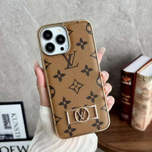 Load image into Gallery viewer, Metal label electroplating mobile phone case for iphone
