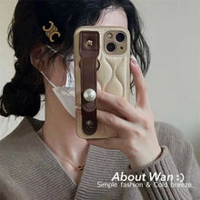 Load image into Gallery viewer, Wrist Band Leather Phone Case
