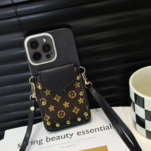 Load image into Gallery viewer, Luxury leather card case phone case for iphone
