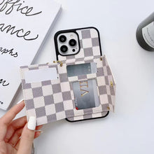 Load image into Gallery viewer, Tri-fold zipper phone case for iphone
