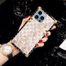 Load image into Gallery viewer, Luxury Diamond Square Phone Case for iPhone
