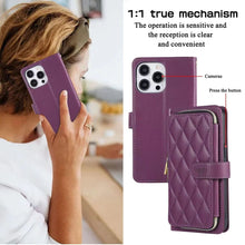 Load image into Gallery viewer, Luxury wallet hold  leather phone case for iphone
