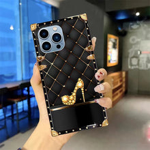 Load image into Gallery viewer, Luxury Diamond Square Phone Case for iPhone
