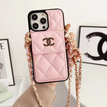 Load image into Gallery viewer, Crossbody Card Holder Embroidered Phone Case for iphone
