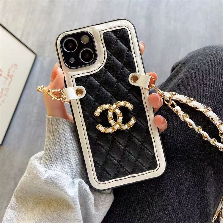 Luxury  Diamond Crossbody chain Phone Case for iPhone