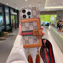 Load image into Gallery viewer, Card hold body-cross leather phone case for samsuang
