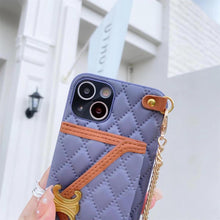 Load image into Gallery viewer, Luxury Card hold  leather phone case for iphone
