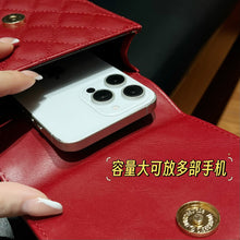 Load image into Gallery viewer, New diamond pattern vertical large capacity mobile phone bag
