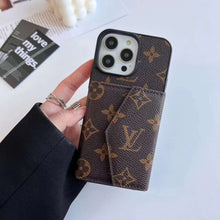 Load image into Gallery viewer, Tri-fold card holder phone case for iphone
