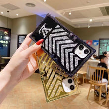 Load image into Gallery viewer, Luxury  Diamond Square Phone Case for iPhone
