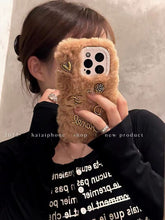 Load image into Gallery viewer, Luxury plush phone case for iphone
