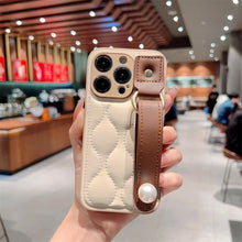 Load image into Gallery viewer, Wrist Band Leather Phone Case
