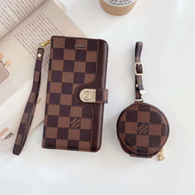 Load image into Gallery viewer, Genuine Leather Multifunctional Wallet Phone Case For samsung
