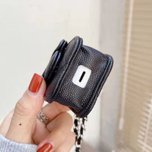 Load image into Gallery viewer, Leather Crossbody chain  Airpods case
